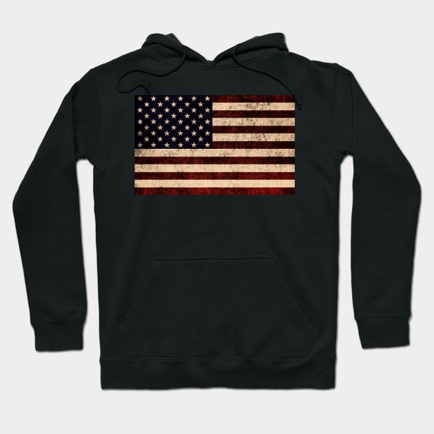 Old Glory Hoodie by happyantsstudio